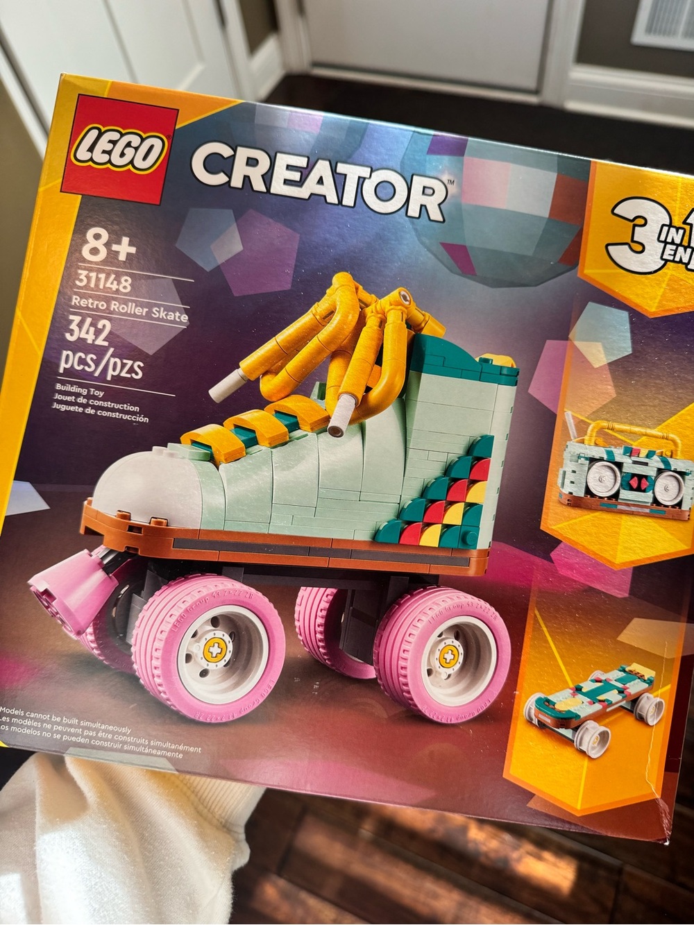 LEGO Creator Retro Roller Skate - Mint and Pink